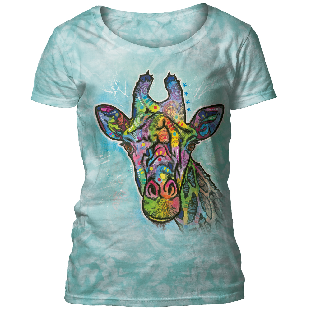 Russo Giraffe Women's Scoop T-shirt