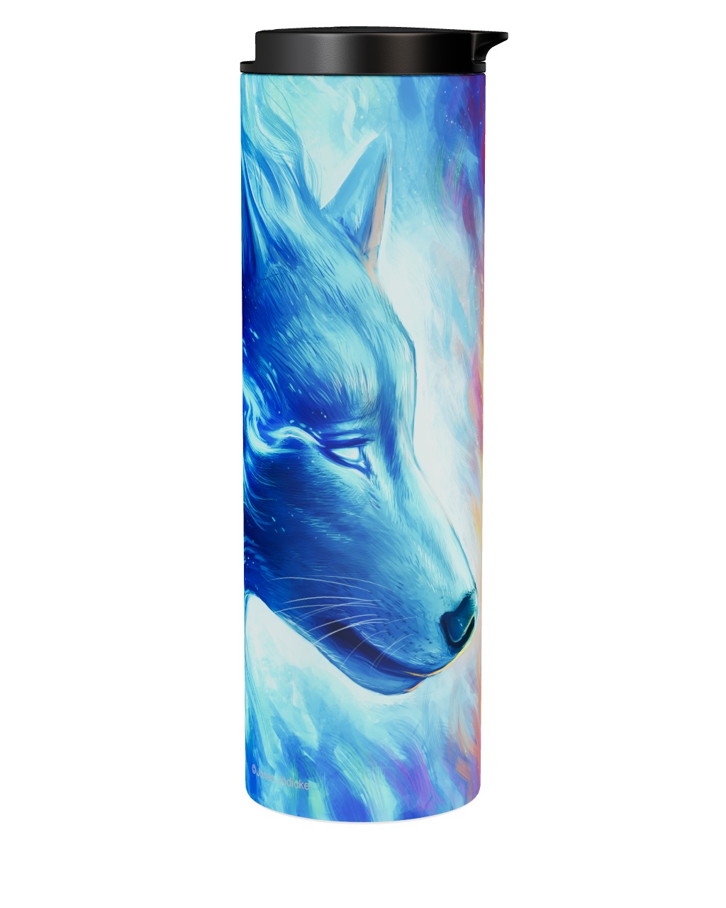 Fire And Ice - Wolves Tumbler