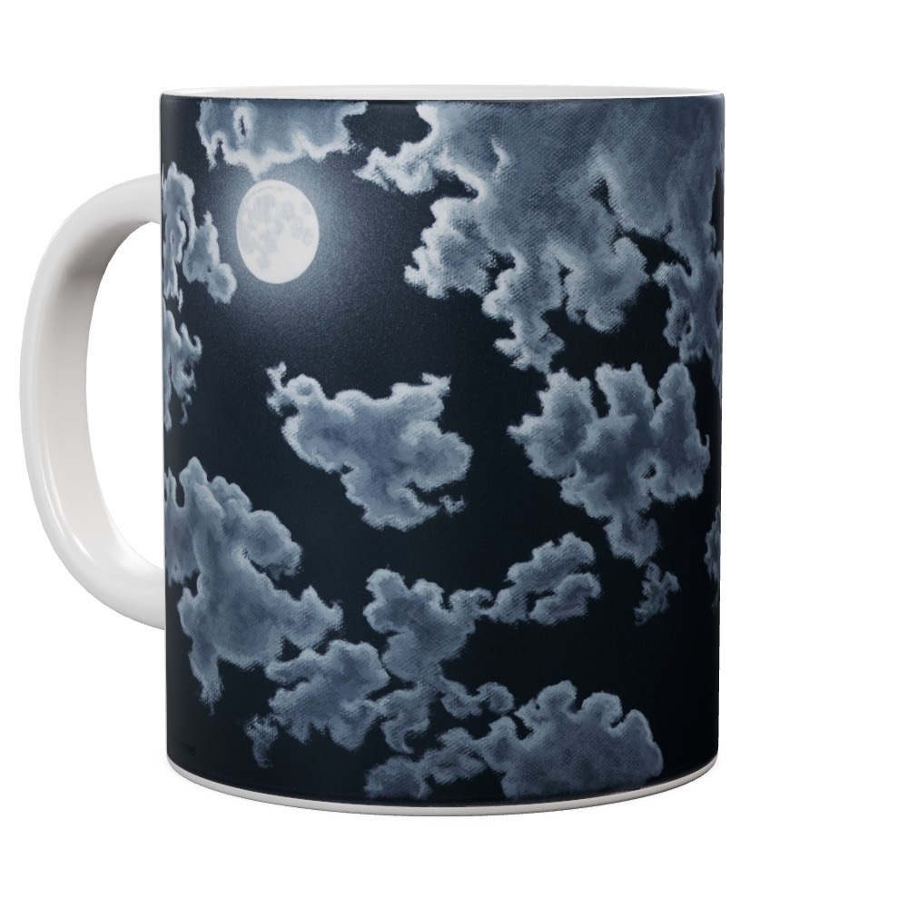 Midnight Eyes - Snow Leopard Mug