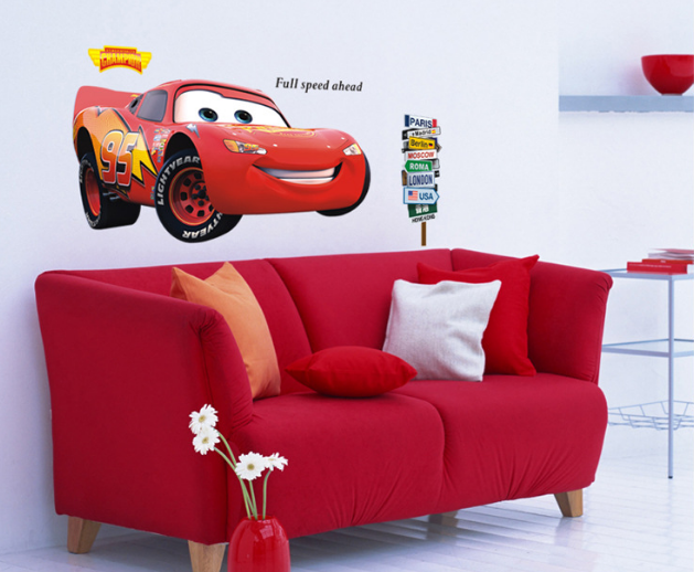 Disney Pixar Cars McQueen Wall Decal