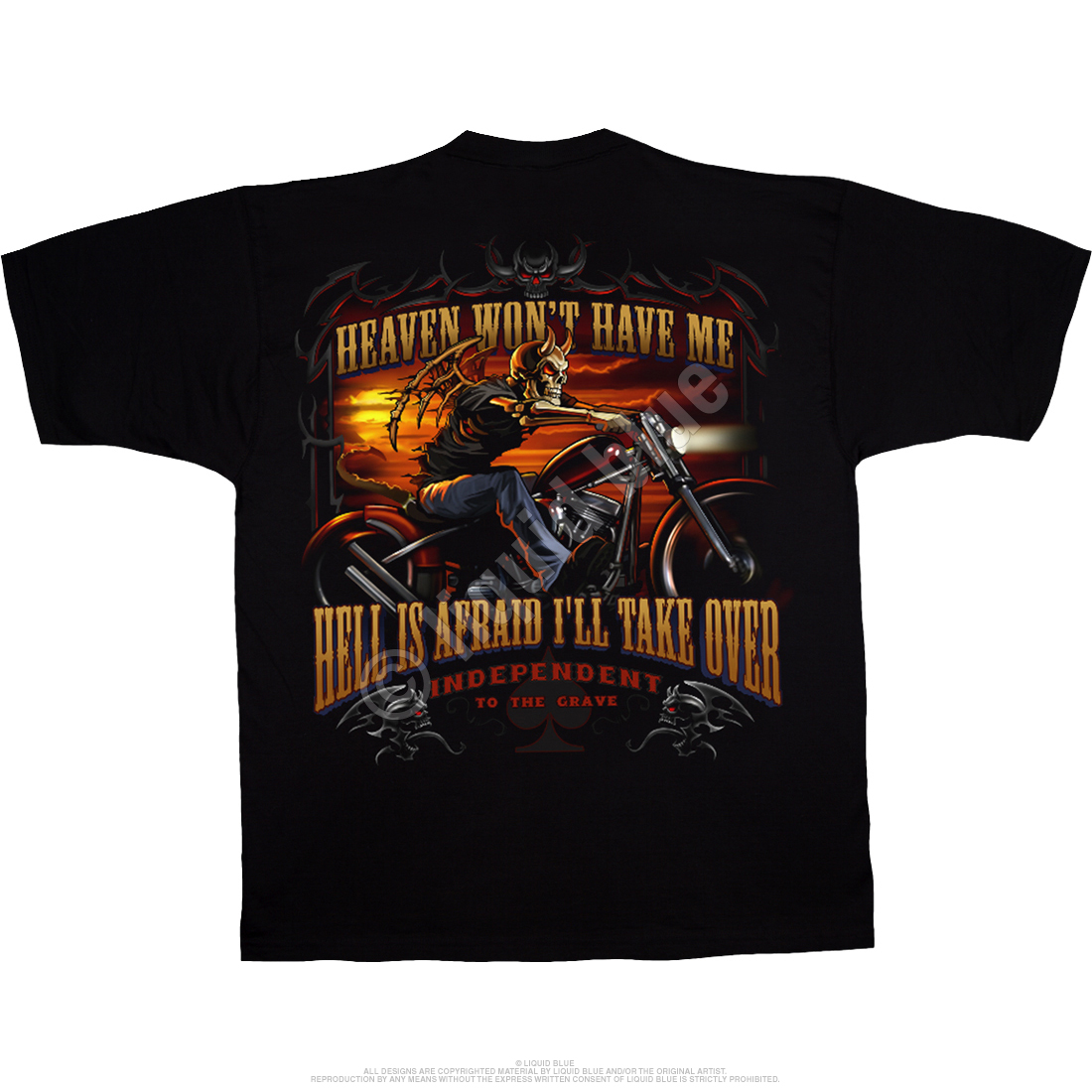 Heaven & Hell Biker T-shirt
