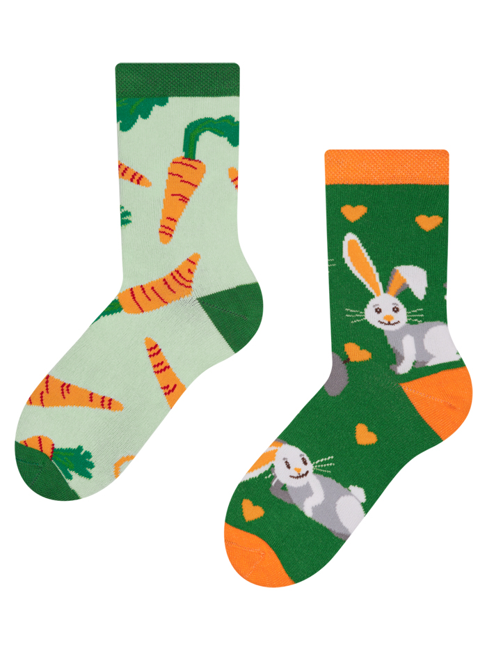 Regular KIDS Socks Rabbit and Carrot