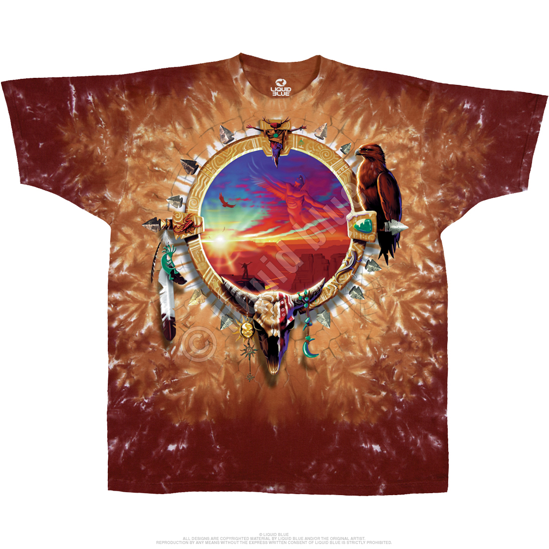Canyon Sunset American West T-shirt
