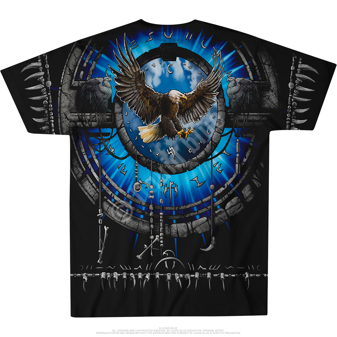 Tribal Eagle Exotic Wildlife T-shirt