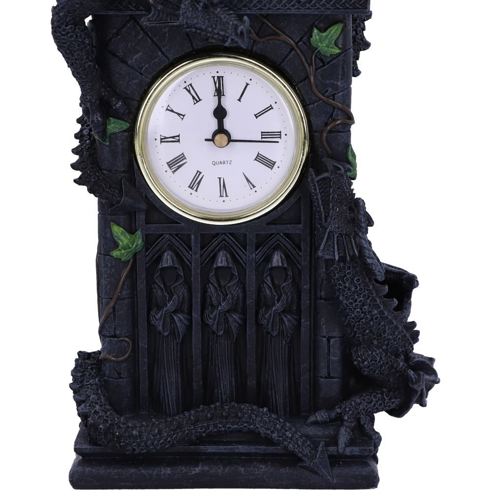 Duelling Dragons Clock - 26cm