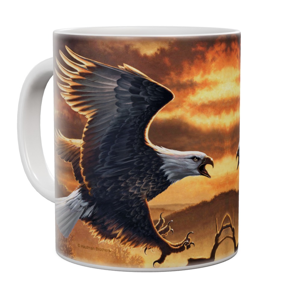 Mug Sunset Bald Eagle