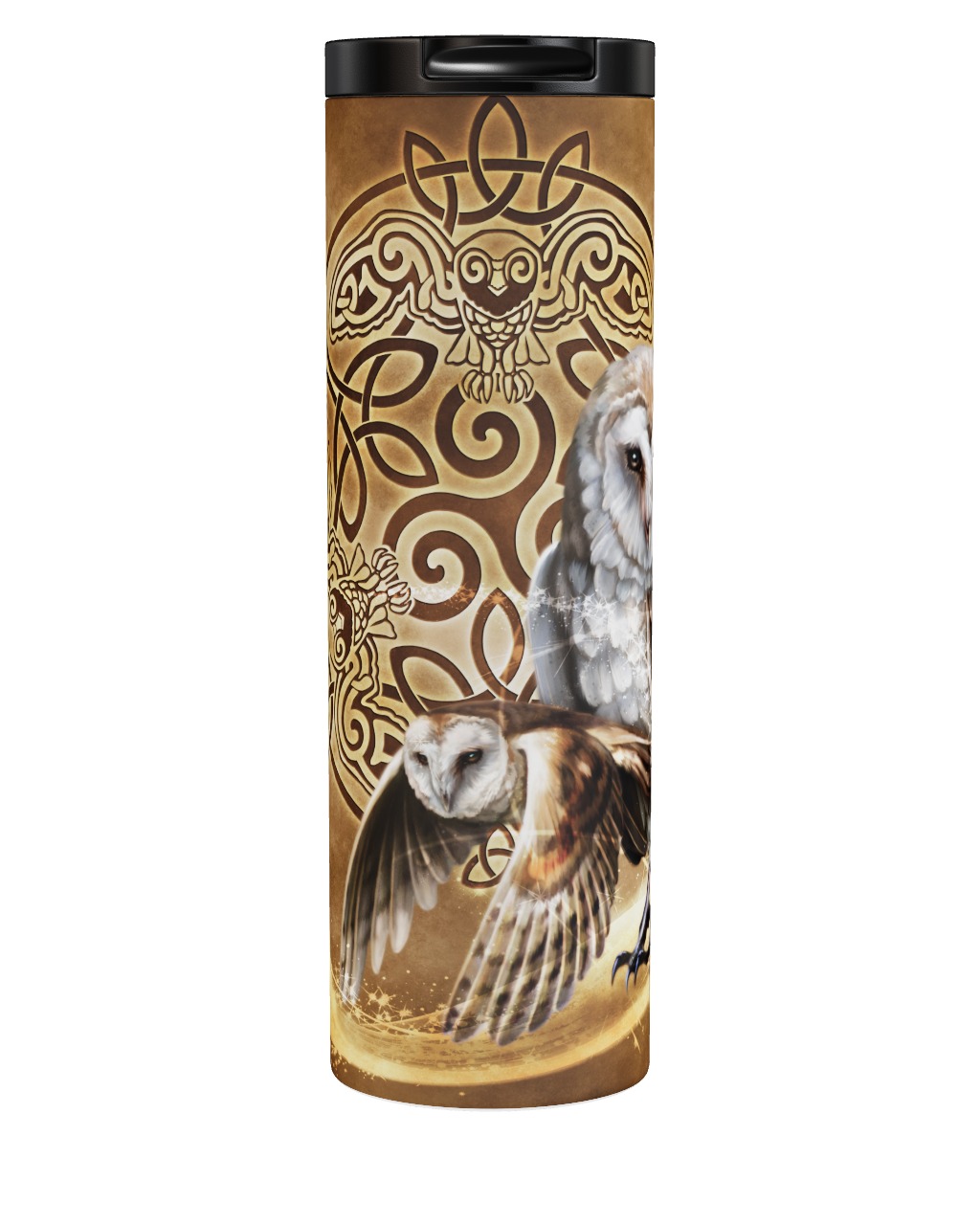 Celtic Owl Tumbler