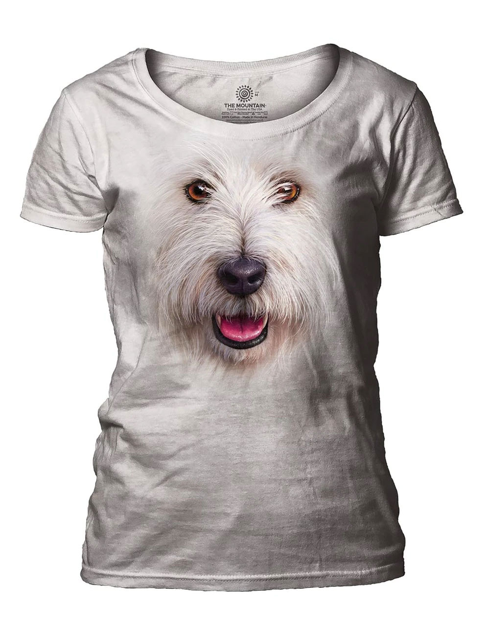 Big Face Terrier Women's Scoop T-shirt