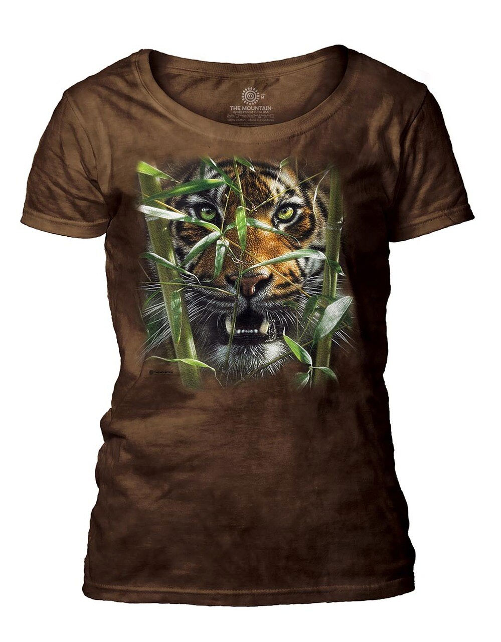 Hungry Eyes Tiger Women's Scoop T-shirt