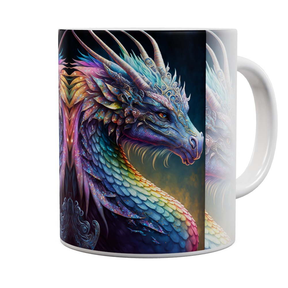 Rainbow Dragon Mug