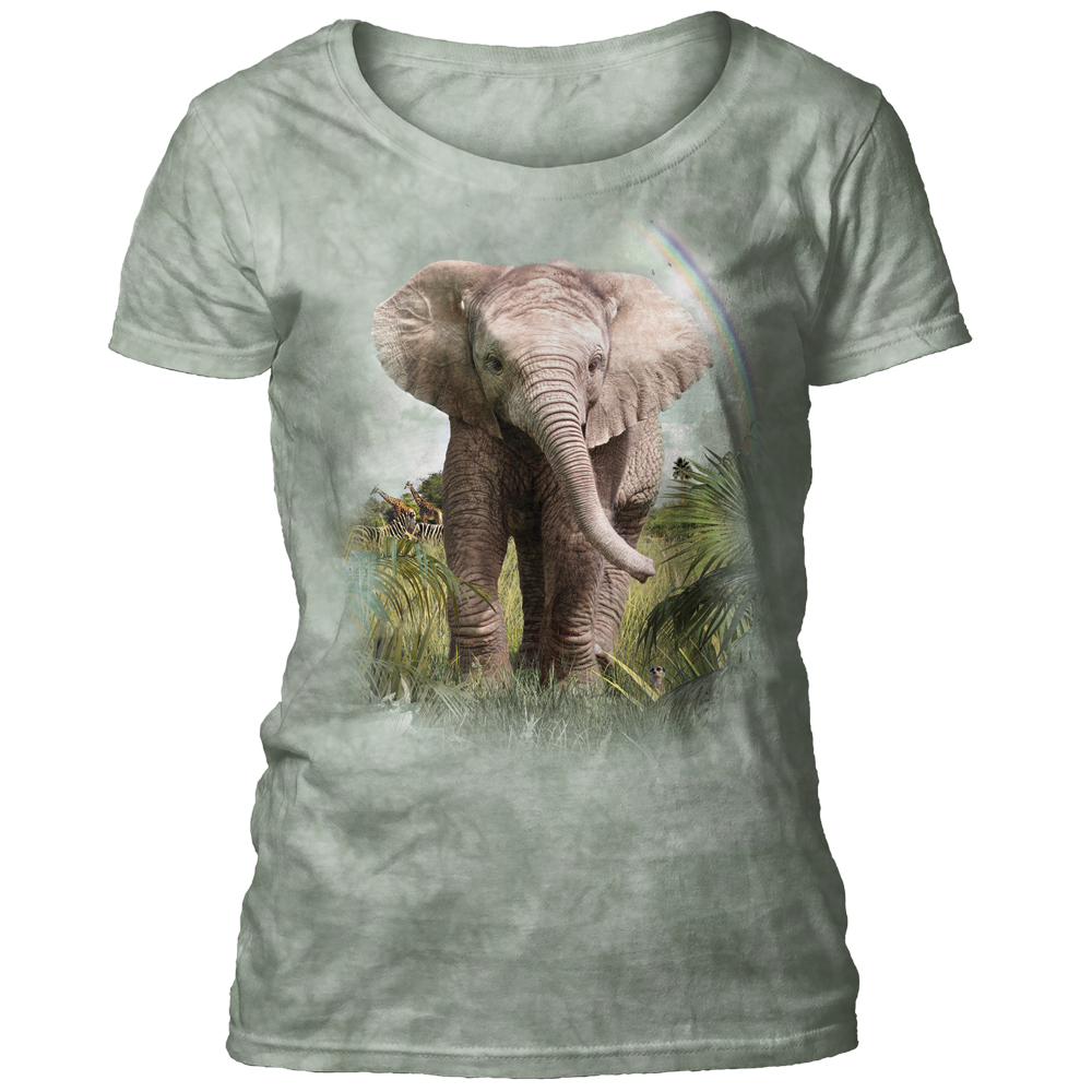 Elephant Calf Women's Scoop T-shirt