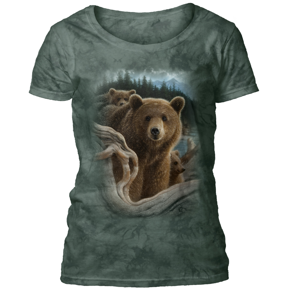 Backpacking Bear Women's Scoop T-shirt