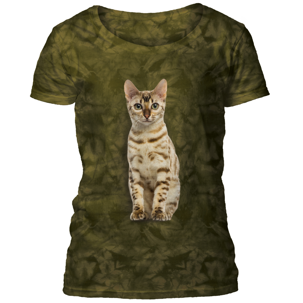 Bengal Cat Women's Scoop T-shirt