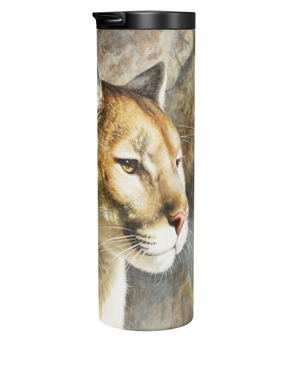 Cougar Portrait - Mountain Lion Tumbler