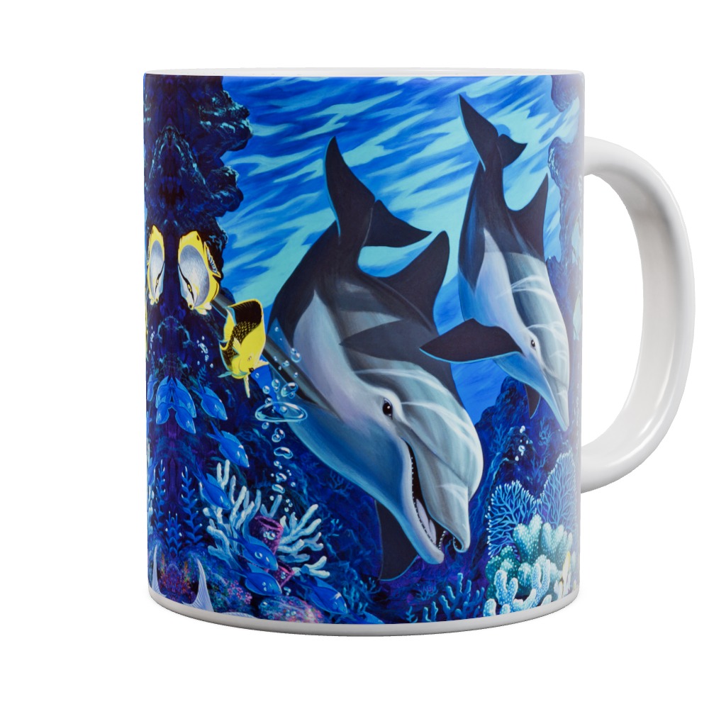 Mug Treasures Of The Sea - Dolphins
