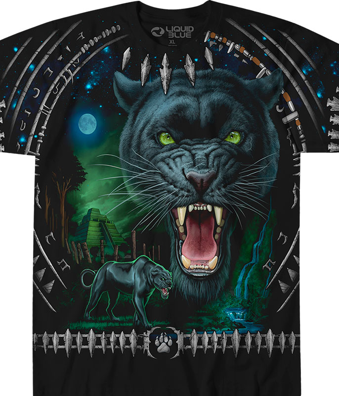 Tribal Panther Exotic Wildlife T-shirt