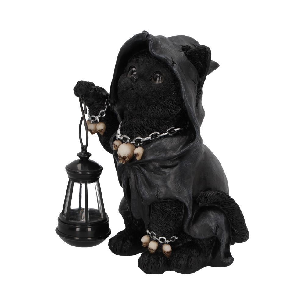 Reapers Black Cat Lantern - 18cm