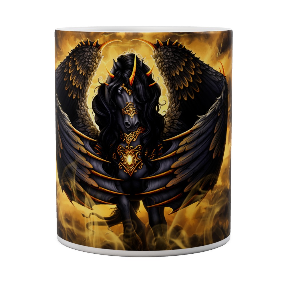 Black Pegasus Mug