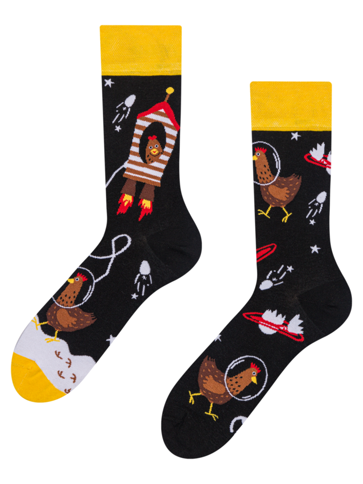 Regular Socks Chicken Astronaut