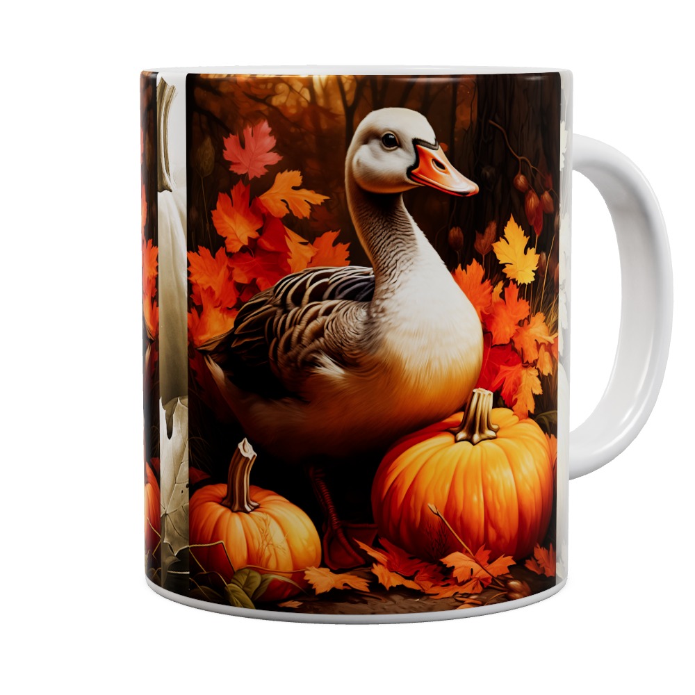 Autumn Goose - Red Mug