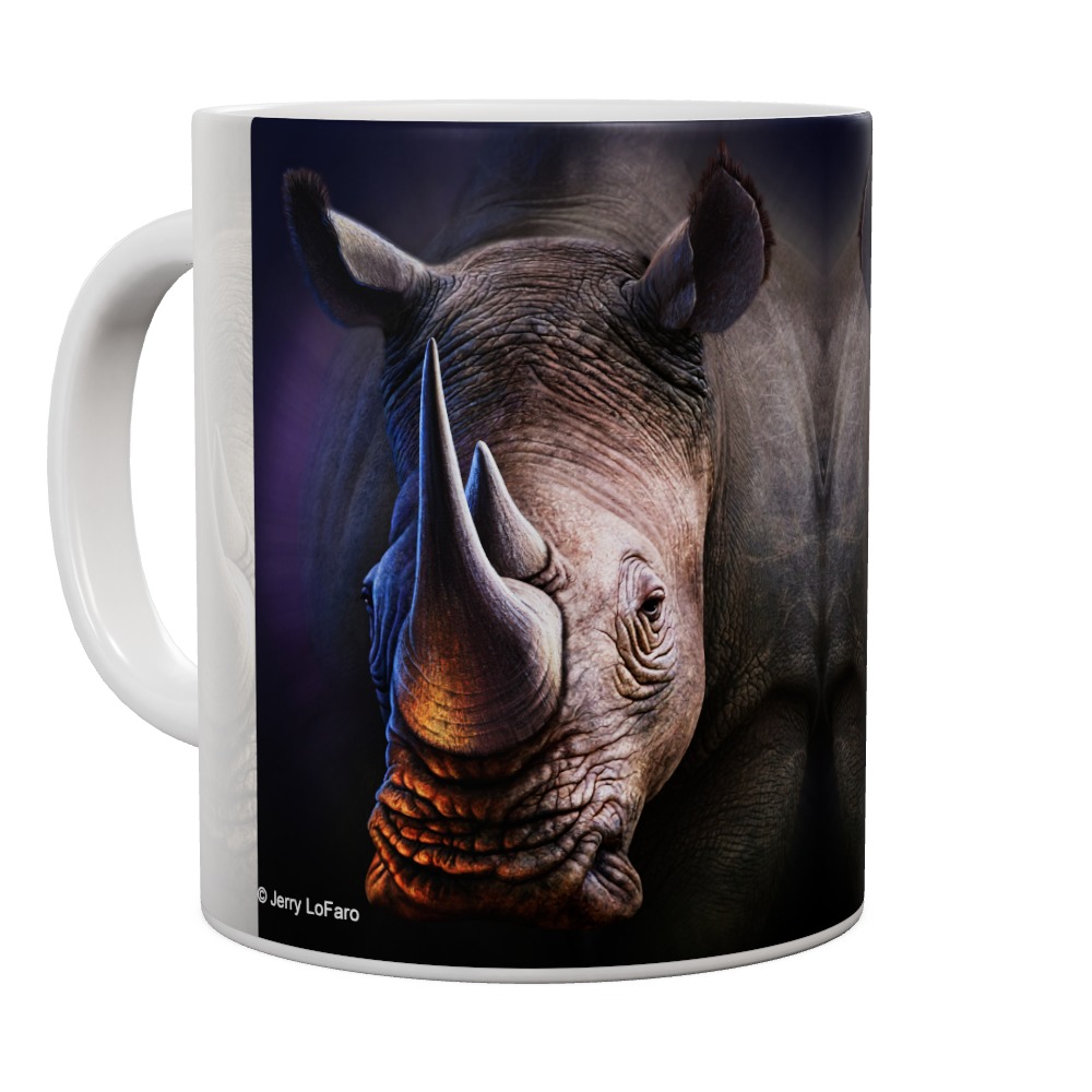 White Rhino Mug