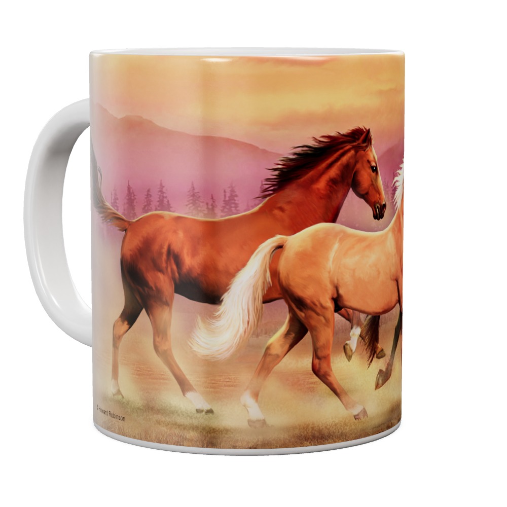 Mug Running Free - Horses