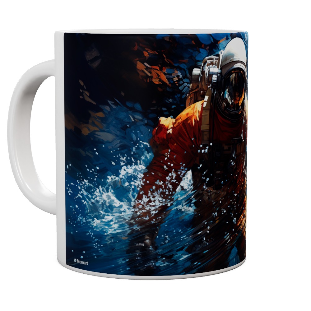 Astronaut In Space And Water Mug