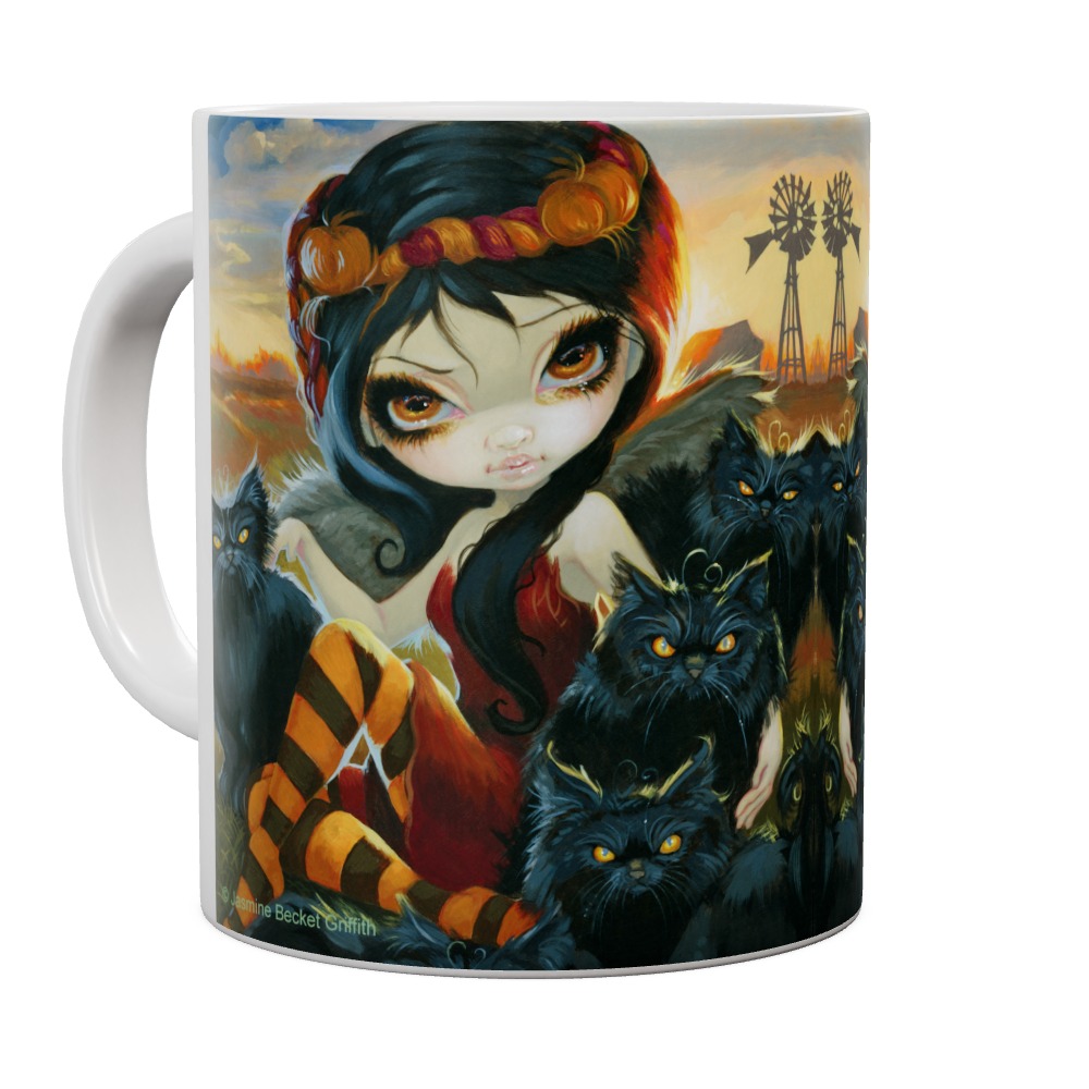 Mug Autumn Kitties And Fairy