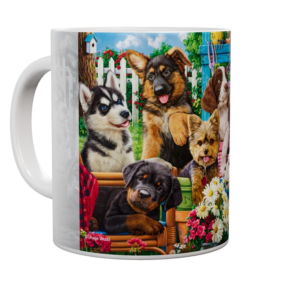 Mug Funny Puppies