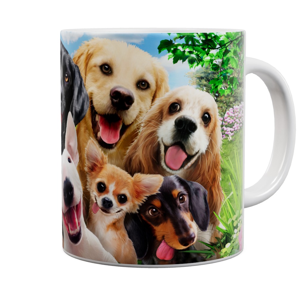 Dogs Selfie Mug