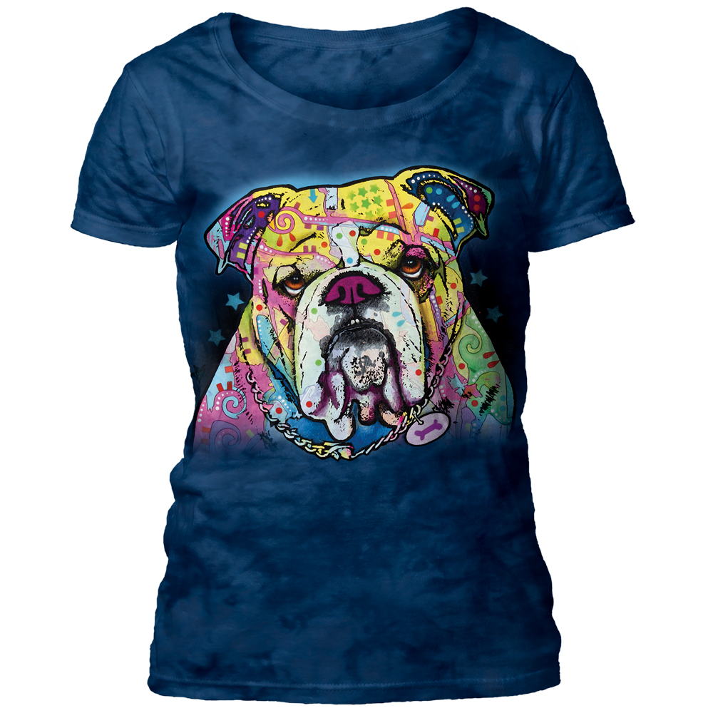 Russo Colorful Bulldog - Dog Scoop T-shirt