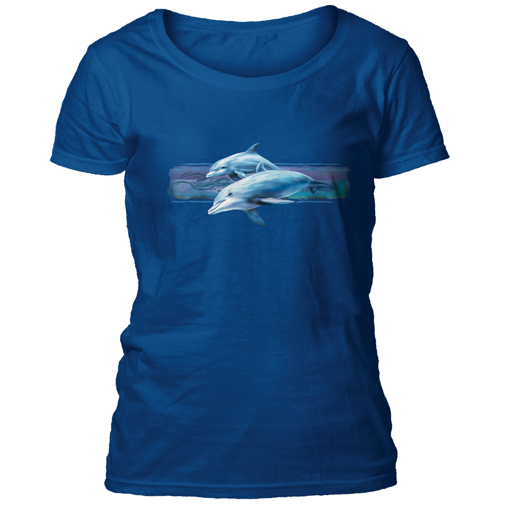 Dolphin Harmony Band Women's Scoop T-shirt