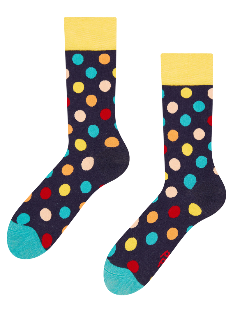 Regular Socks Colorful Dots