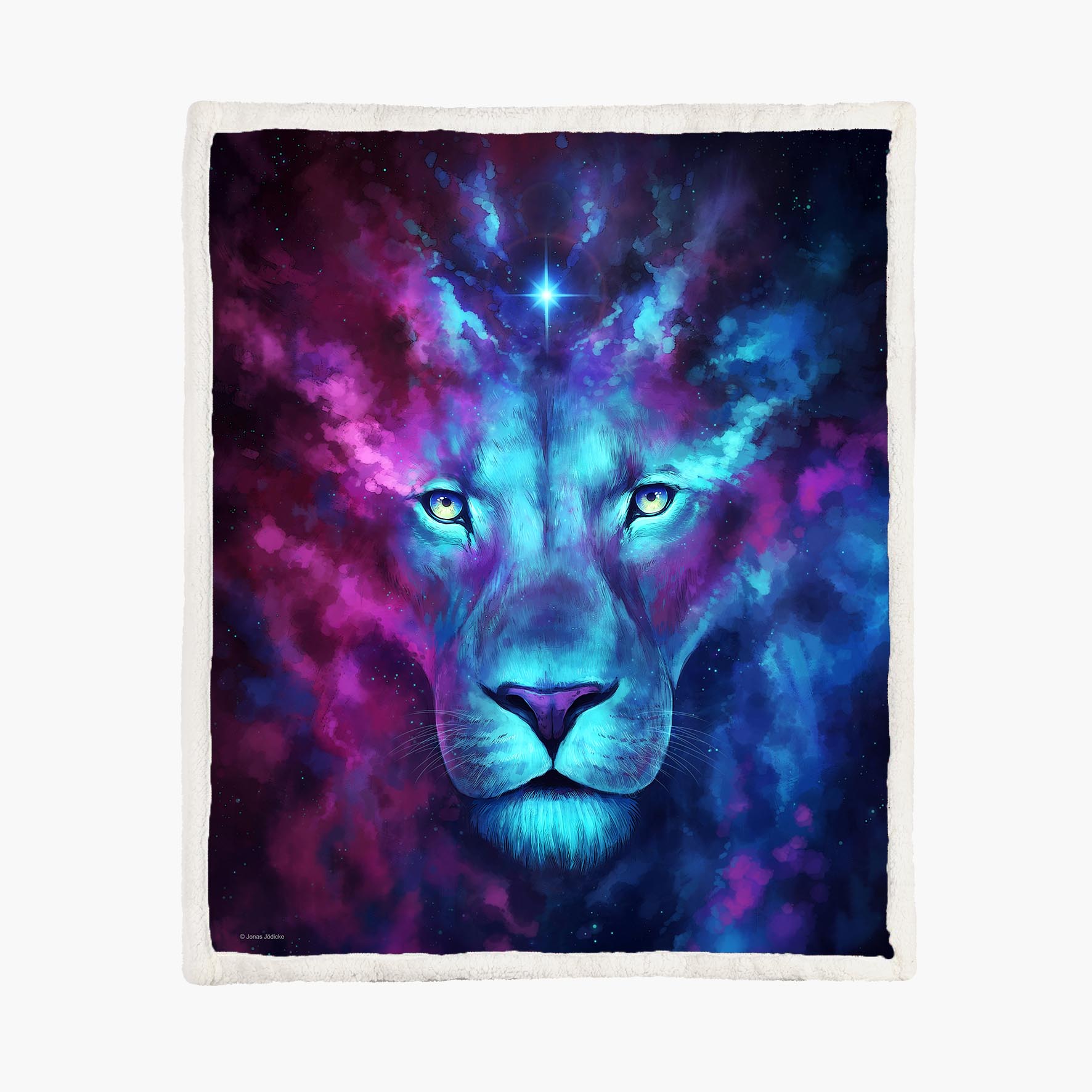 Firstborn - Lion - Size L - 150x200cm - Fleece Blanket
