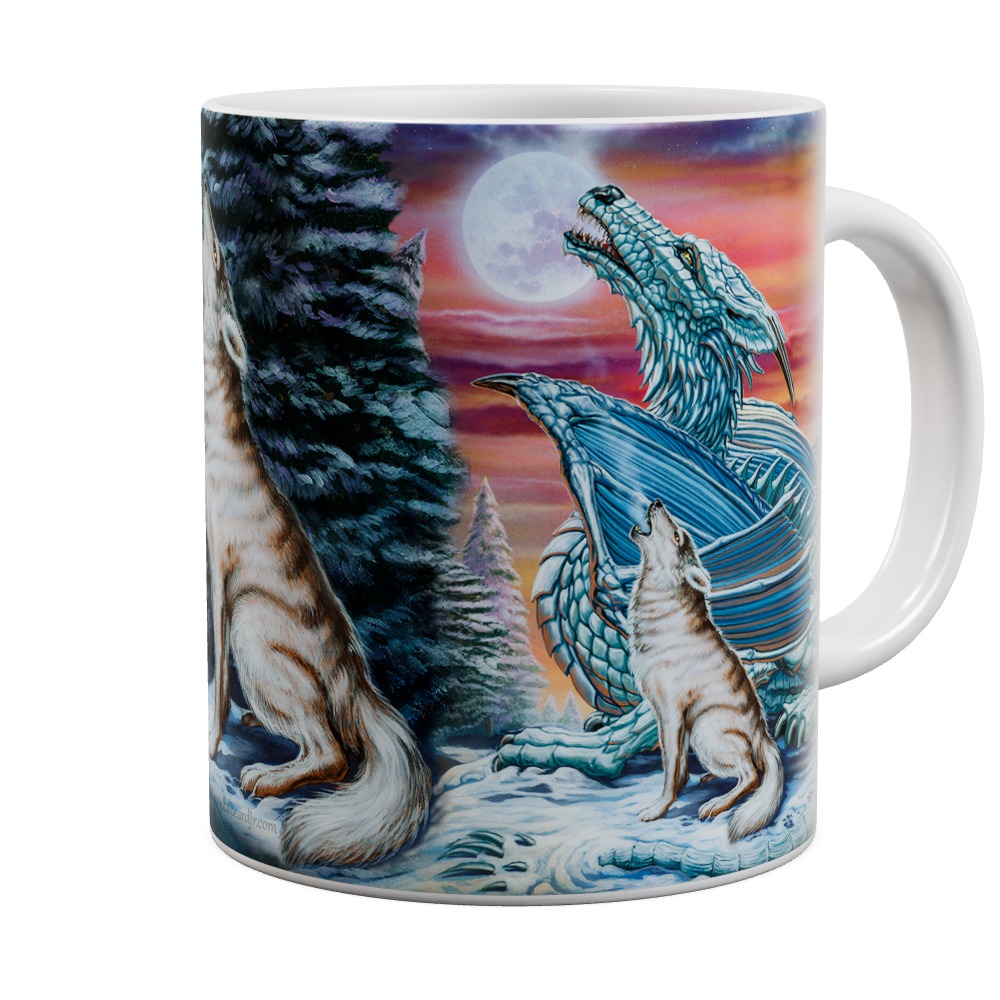 Dragon Wolf Moonsong Mug