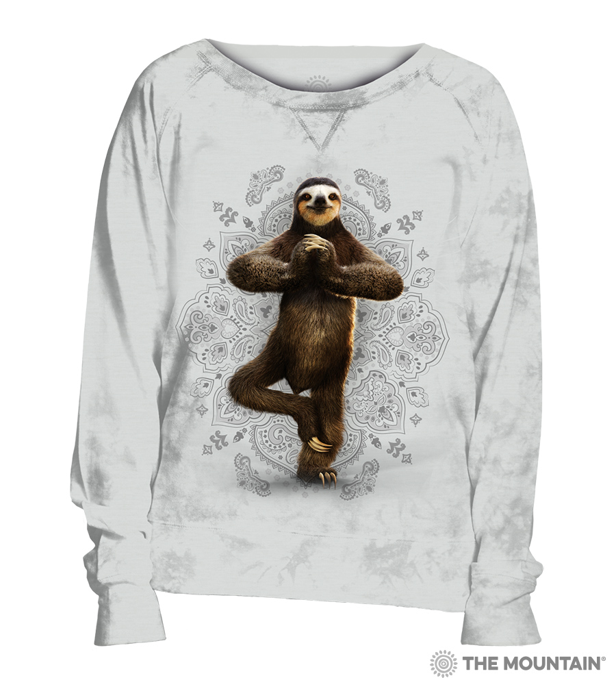 Namaste Sloth Slouchy