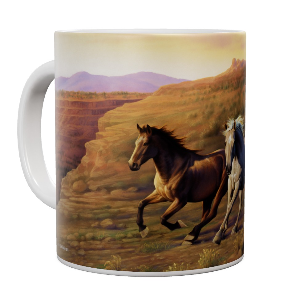 Mug Western Skies - Horses