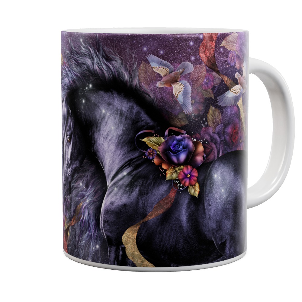 Blue Rose - Unicorn Mug