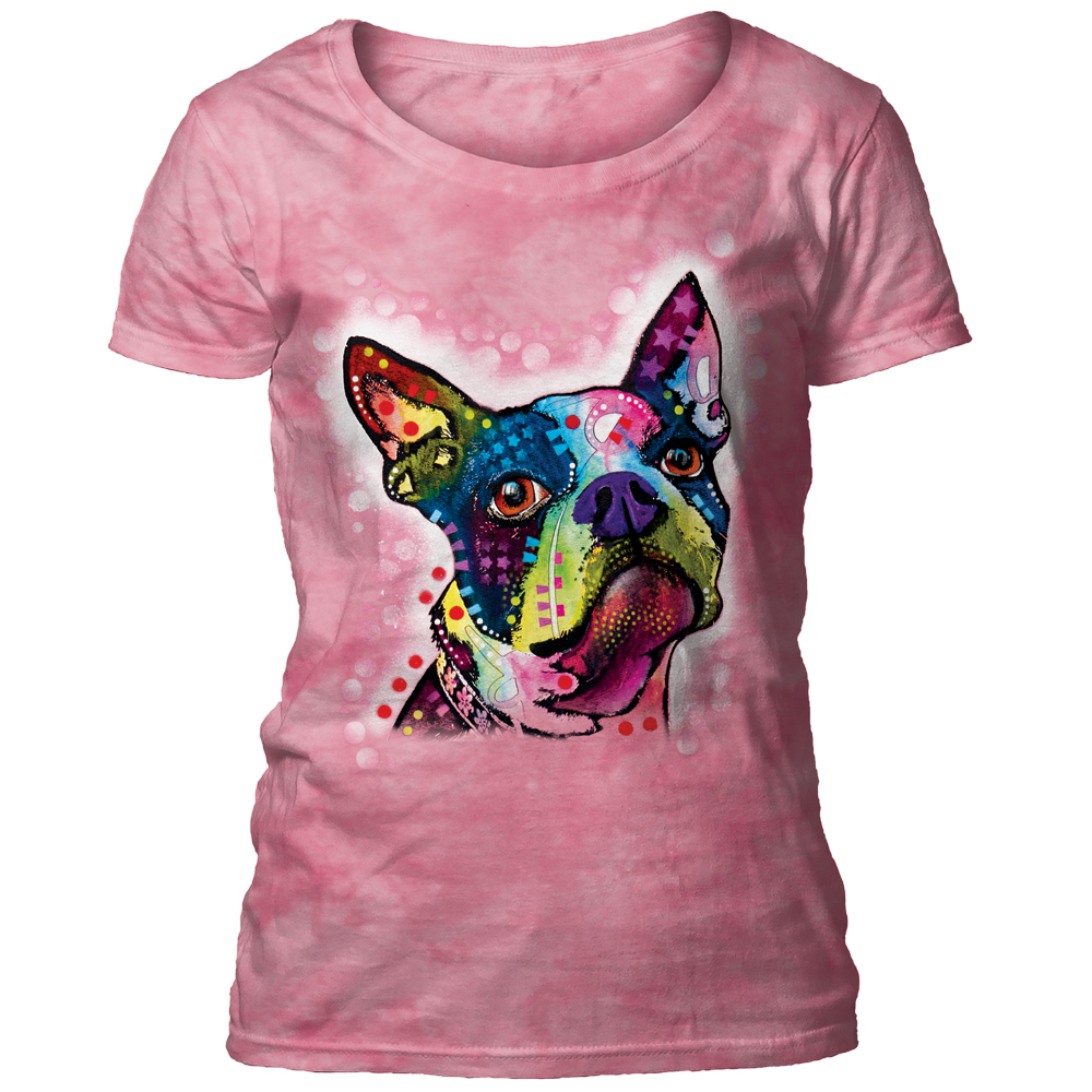 Russo Boston Terrier - Dog Scoop T-shirt