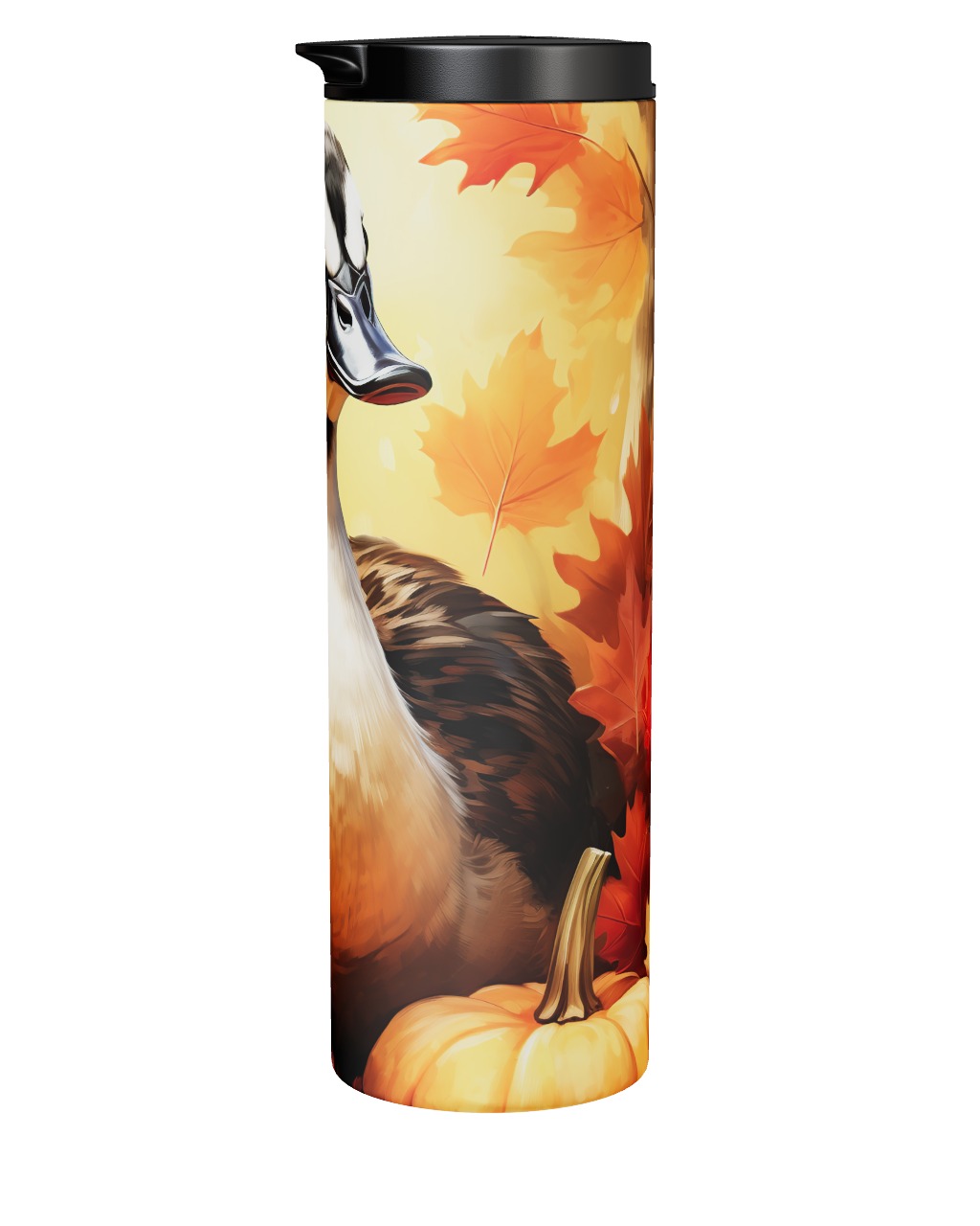 Autumn Goose - Black Tumbler