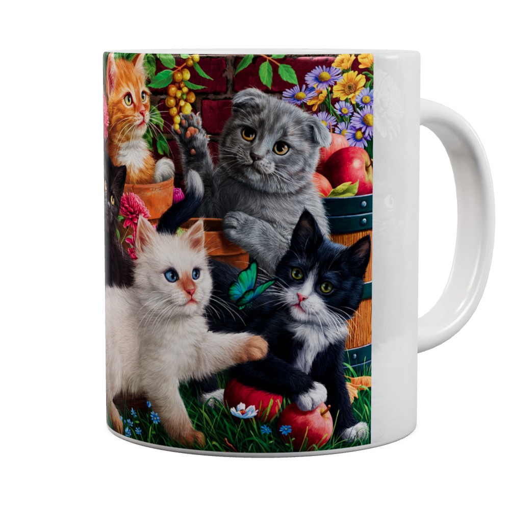 Kittens At Play Mug