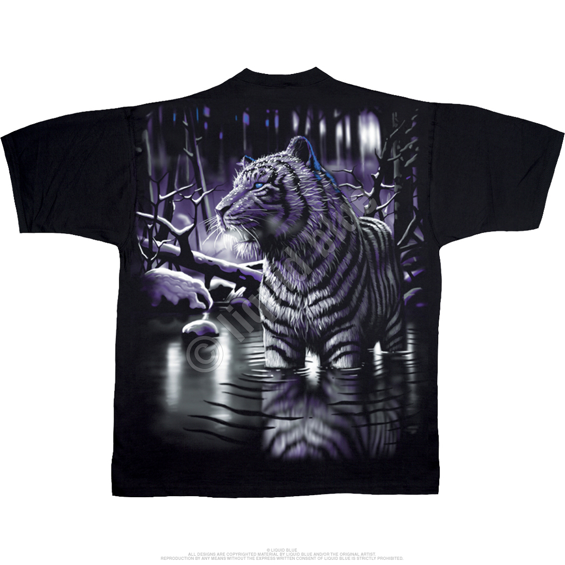 White Tiger Exotic Wildlife T-shirt