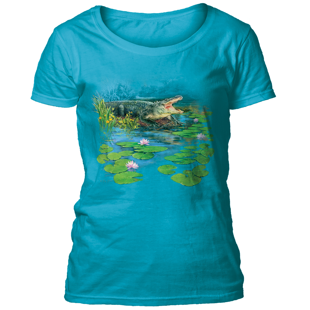 Gator In The Glades Women's Scoop T-shirt