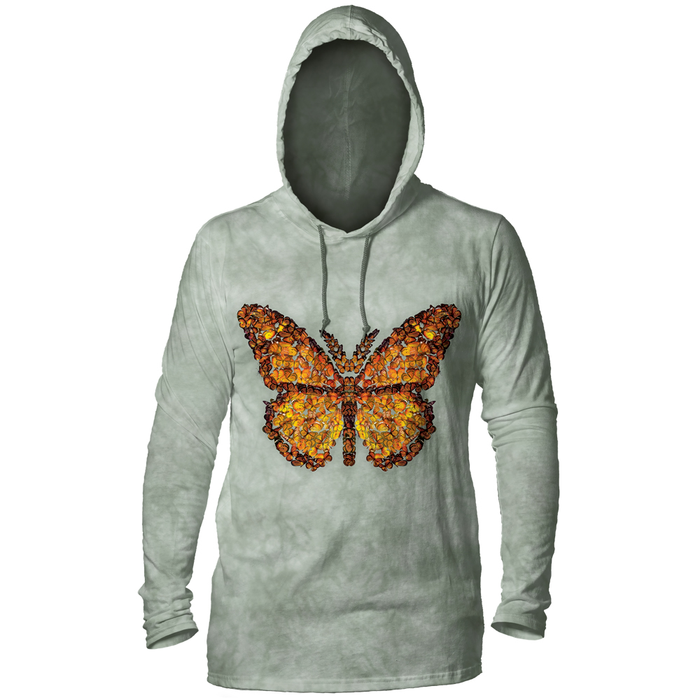 Butterflies Shape LW Hoodie