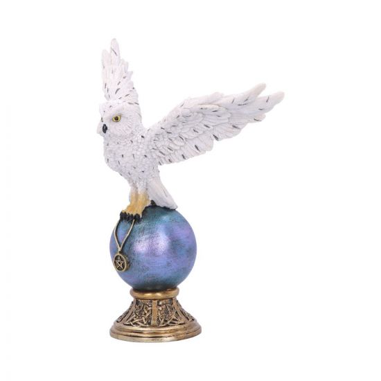 Snow Owl on Globe - 23.5cm