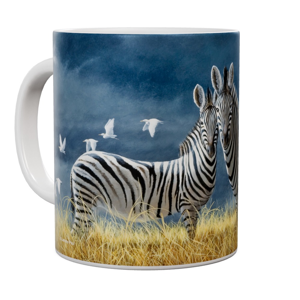 Mug Coming Of Rain - Zebra