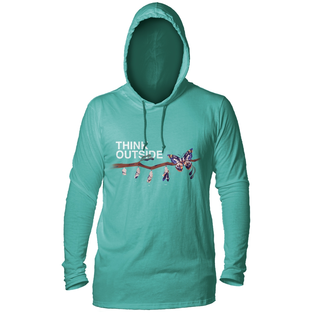 Butterfly Think Outside LW Hoodie