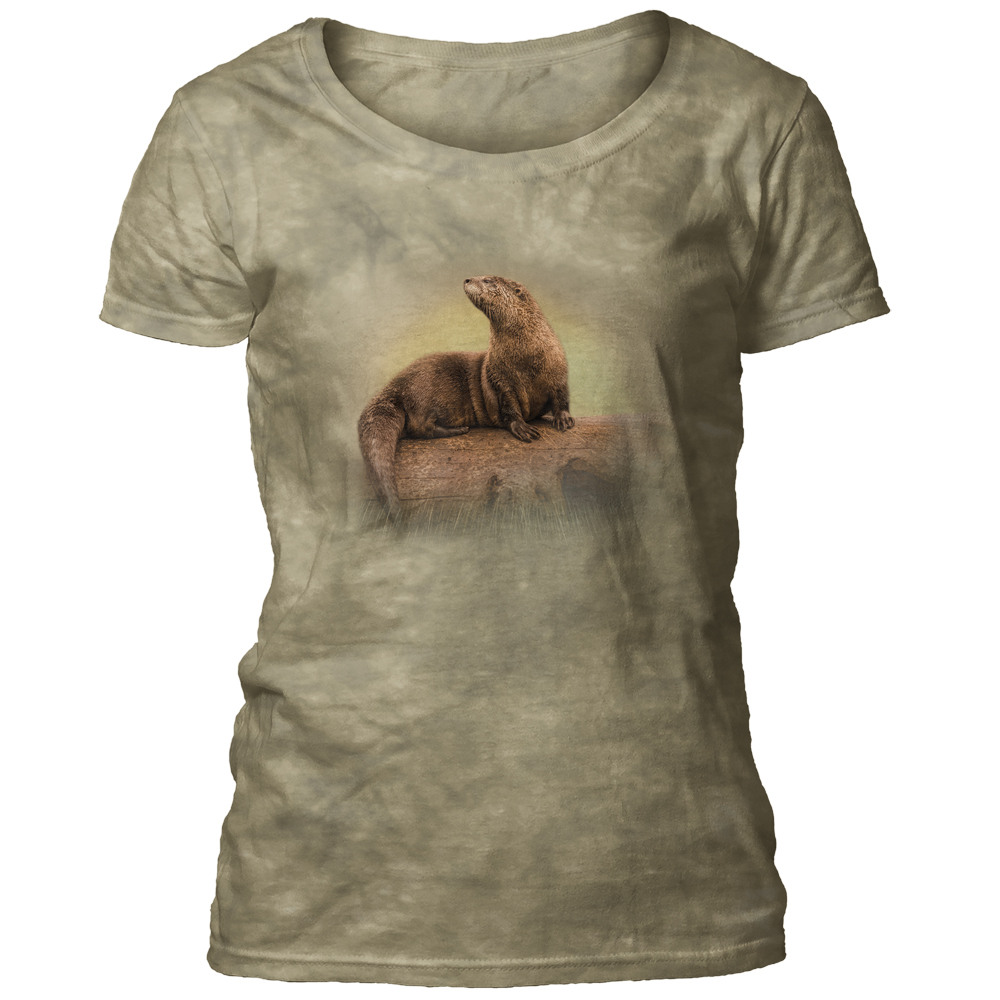 Taking In The View Otter Women's Scoop T-shirt