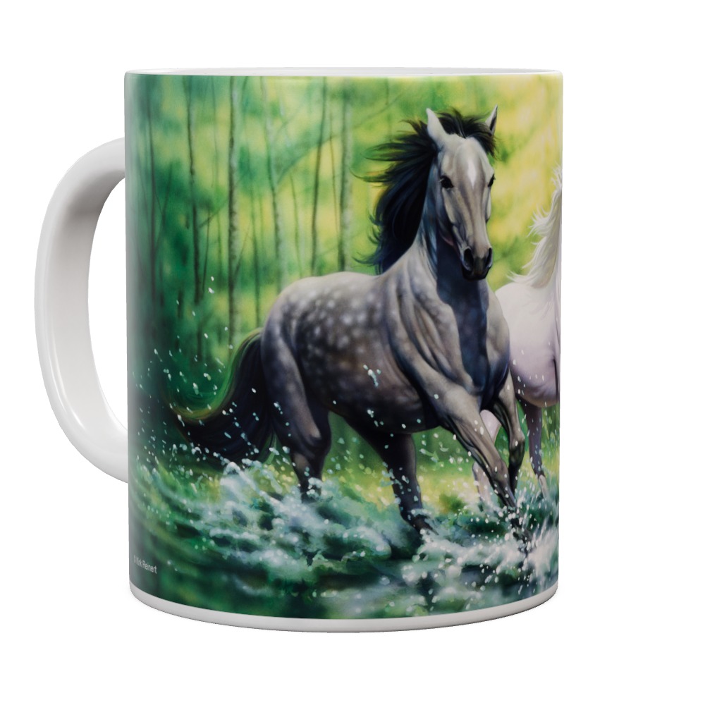 Mug Spring Morning - Horses