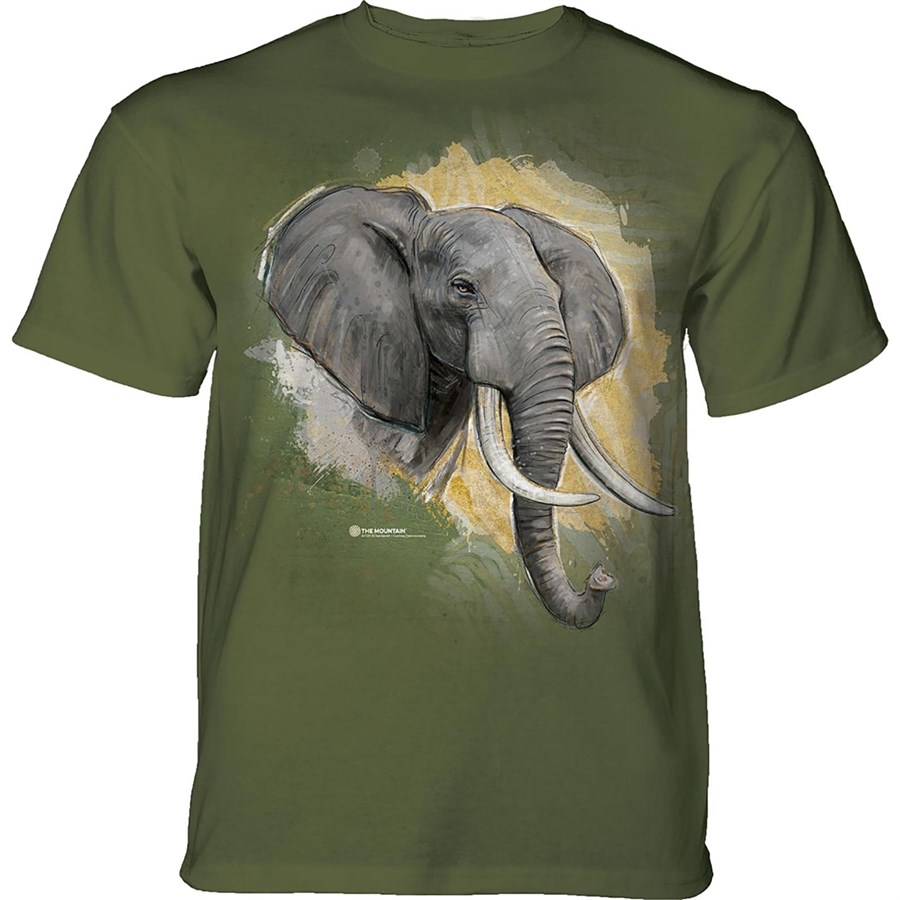 Modern Safari Elephant Green KIDS